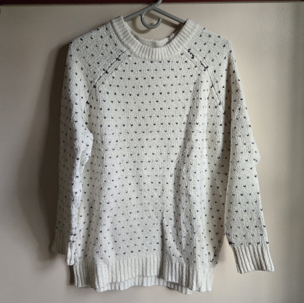 Aerie Cream Knit Oversized Sweater - S